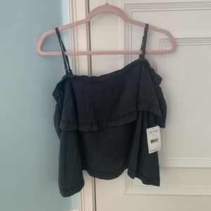 Free people off the shoulder shirt